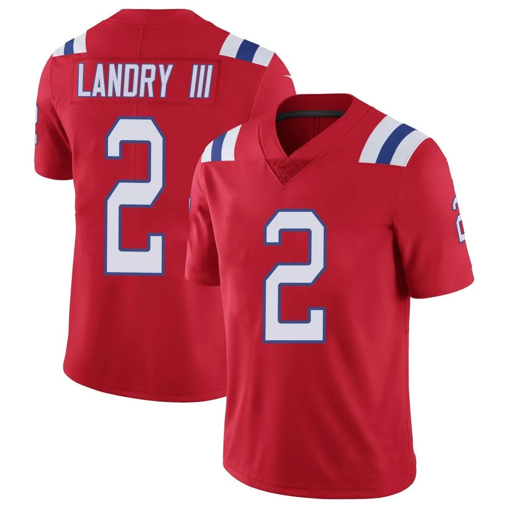 Choea NE.Patriots #2 Harold Landry III Player Red Vapor Untouchable Home Game Stitched Jerseys