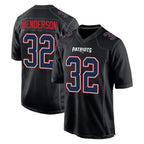 Choea NE.Patriots #32 TreVeyon Henderson Player Carbon Fashion Limited Home Game Stitched Jerseys