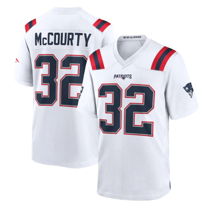 Choea NE.Patriots #32 TreVeyon Henderson Player White Home Game Stitched Jerseys
