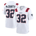 Choea NE.Patriots #32 TreVeyon Henderson Player White Home Game Stitched Jerseys