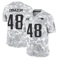 Choea NE.Patriots #48 Namdi Obiazor Player Arctic Camo Salute To Service Limited Game Stitched Jerseys