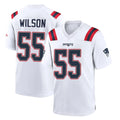 Choea NE.Patriots #55 Jared Wilson Player White Home Game Stitched Jerseys