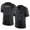 Choea NE.Patriots #85 Hunter Henry Player Black REFLECTIVE Limited Stitched Jerseys