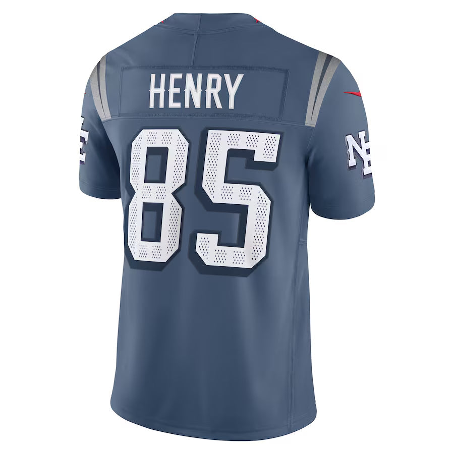 Choea NE.Patriots #85 Hunter Henry Player Storm Blue Rivalries Collection Limited Stitched Jerseys
