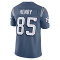 Choea NE.Patriots #85 Hunter Henry Player Storm Blue Rivalries Collection Limited Stitched Jerseys