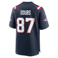 Choea NE.Patriots #87 Romeo Doubs Navy Game Jerseys