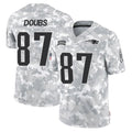 Choea NE.Patriots #87 Romeo Doubs Player Arctic Camo Salute To Service Limited Game Stitched Jerseys
