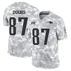 Choea NE.Patriots #87 Romeo Doubs Player Arctic Camo Salute To Service Limited Game Stitched Jerseys
