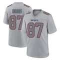 Choea NE.Patriots #87 Romeo Doubs Player Gray Fashion Limited Home Game Stitched Jerseys
