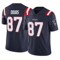 Choea NE.Patriots #87 Romeo Doubs Player Navy Limited Vapor F.U.S.E. Home Game Stitched Jerseys