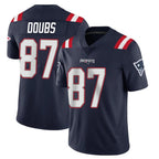 Choea NE.Patriots #87 Romeo Doubs Player Navy Vapor Untouchable Home Game Stitched Jerseys