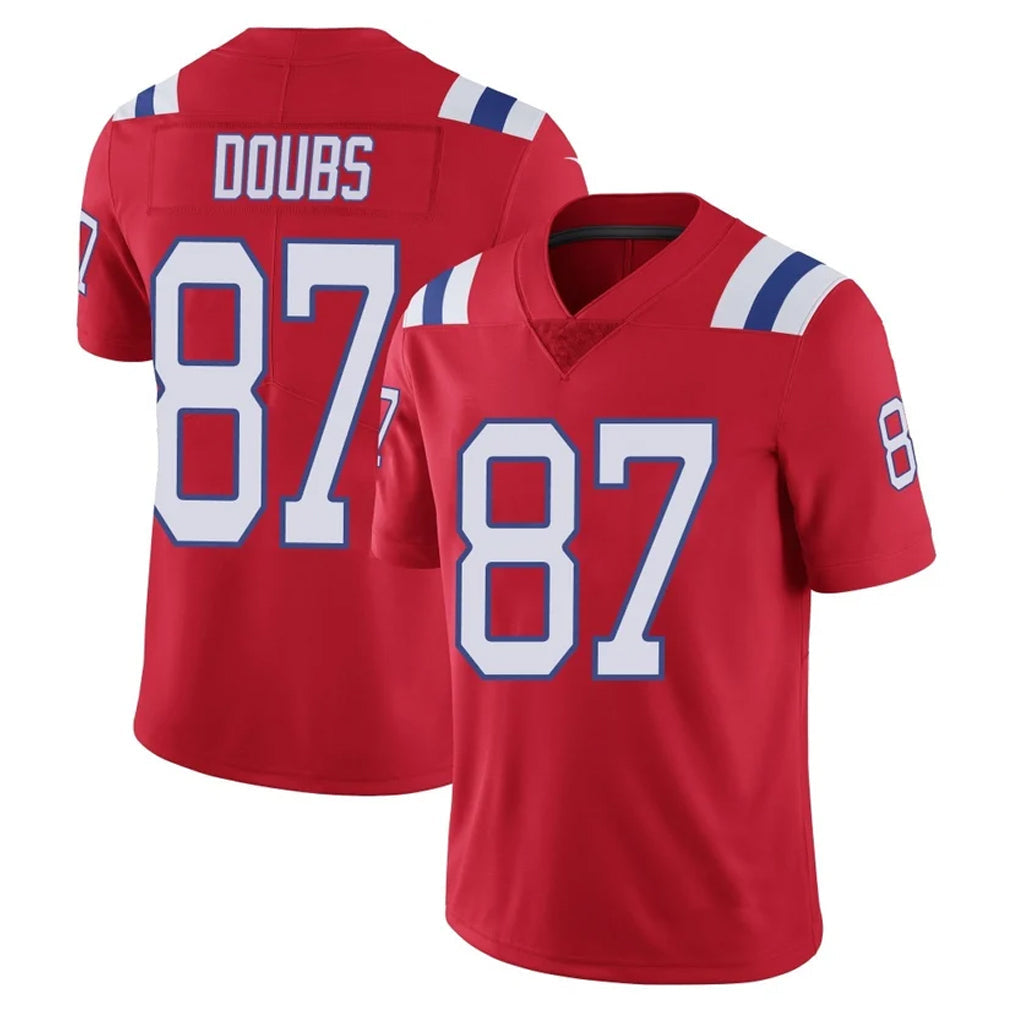 Choea NE.Patriots #87 Romeo Doubs Player Red Vapor Untouchable Home Game Stitched Jerseys