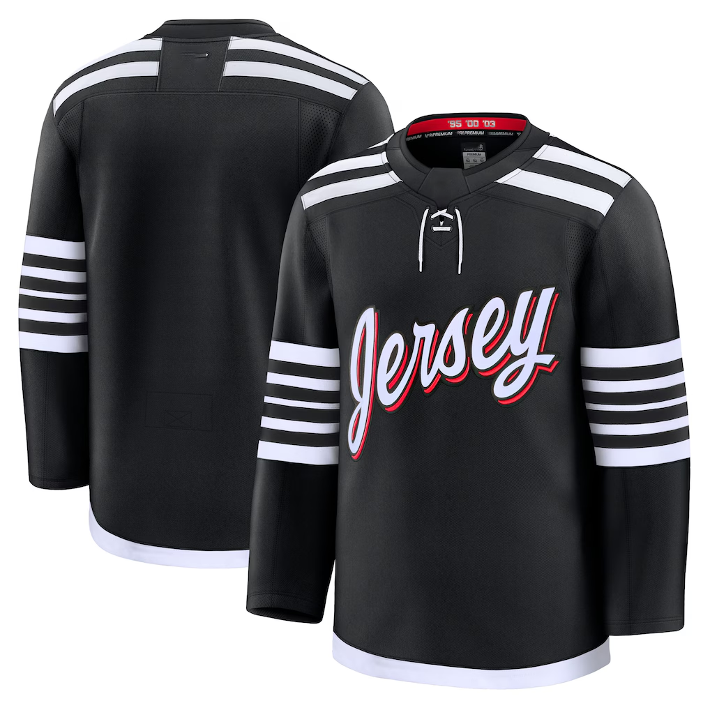 Choea N.Jersey Devils Black Alternate Premium Jerseys