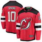 Choea N.Jersey Devils #10 Daniel Sprong Red Home Breakaway Jerseys