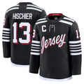 Choea N.Jersey Devils #13 Nico Hischier Black Alternate Premium Jerseys