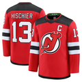 Choea N.Jersey Devils #13 Nico Hischier Red Home Premium Jerseys