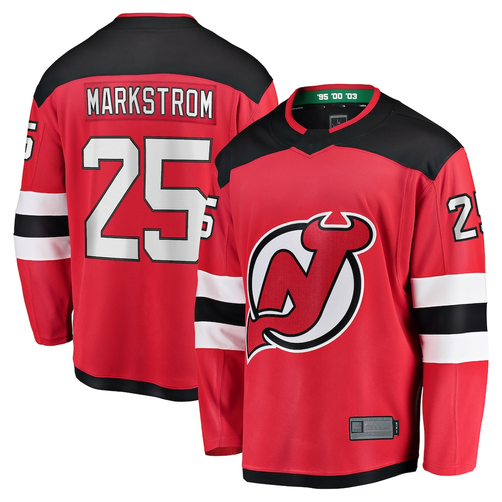 Choea N.Jersey Devils #25 Jacob Markstrom Red Home Premier Breakaway Player Jerseys