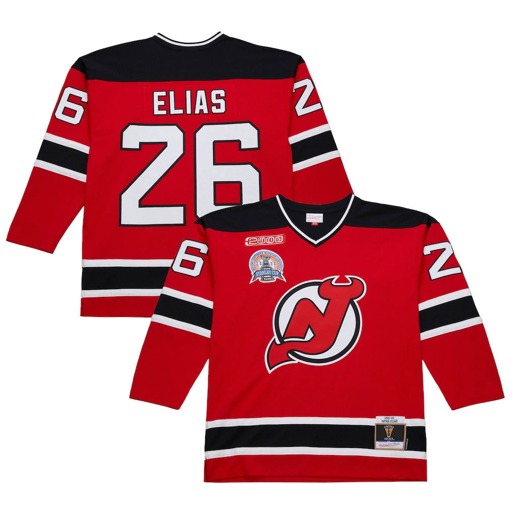Choea N.Jersey Devils #26 Patrik Elias Red 1999-00 Power Play Jerseys