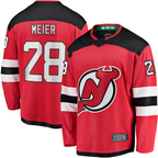 Choea N.Jersey Devils #28 Timo Meier Red Home Breakaway Jerseys