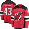 Choea N.Jersey Devils #43 Luke Hughes Red Home Breakaway Player Jerseys