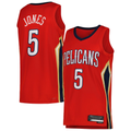Choea NO.Pelicans #5 Herbert Jones Red Swingman Stitched Jerseys- Statement Edition