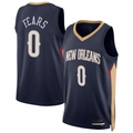 Choea NO.Pelicans #0 Jeremiah Fears Navy Swingman Stitched Jerseys- Icon Edition