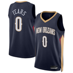Choea NO.Pelicans #0 Jeremiah Fears Navy Swingman Stitched Jerseys- Icon Edition