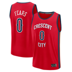 Choea NO.Pelicans #0 Jeremiah Fears Red Fast Break Replica Player Stitched Jerseys- Statement Edition
