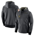 Choea NO.Saints Gray Pullover Hoodies Limited Blank Player Stitched Jerseys