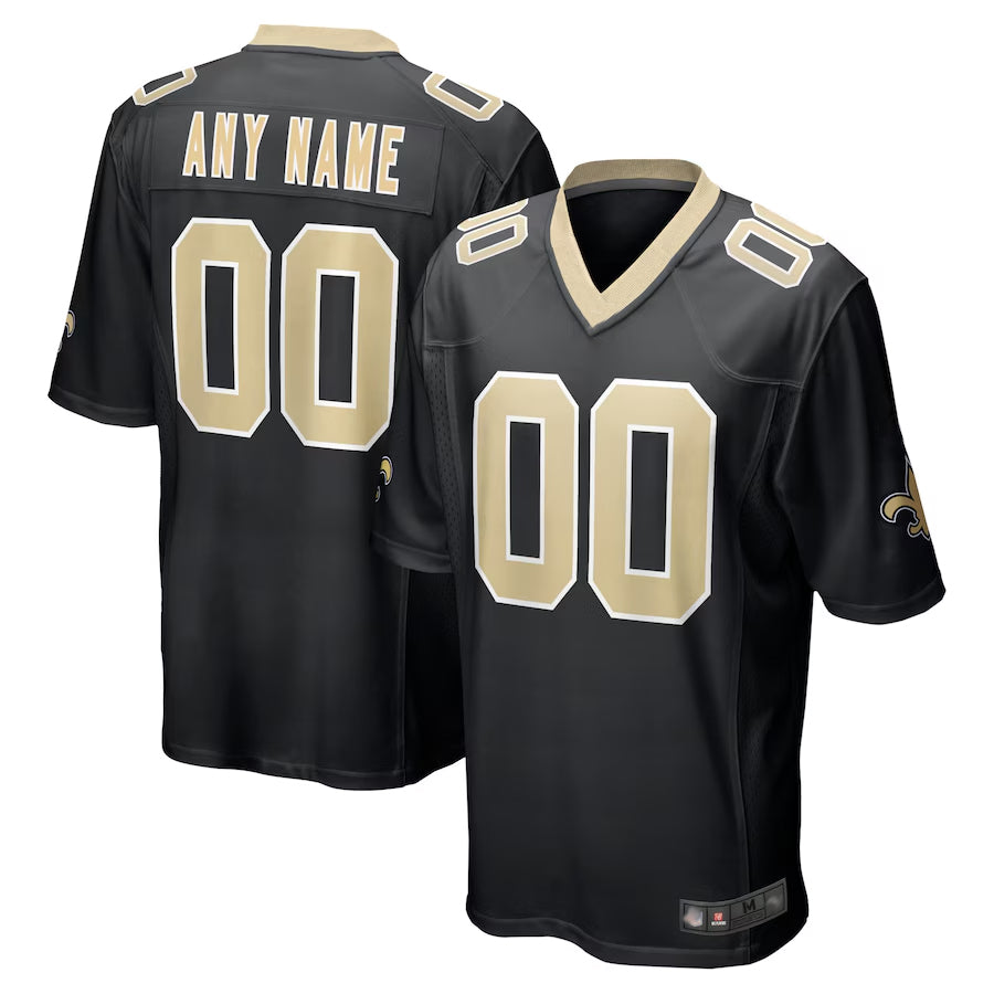 Choea Custom NO.Saints Home Replica Game Stitched Jerseys