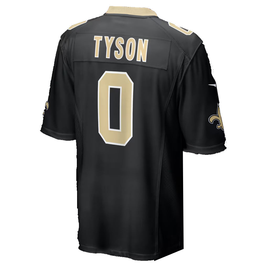 Choea NO.Saints #0 Jordyn Tyson Black 2026 Draft First Round Pick No. 8 Team Game Stitched Jerseys