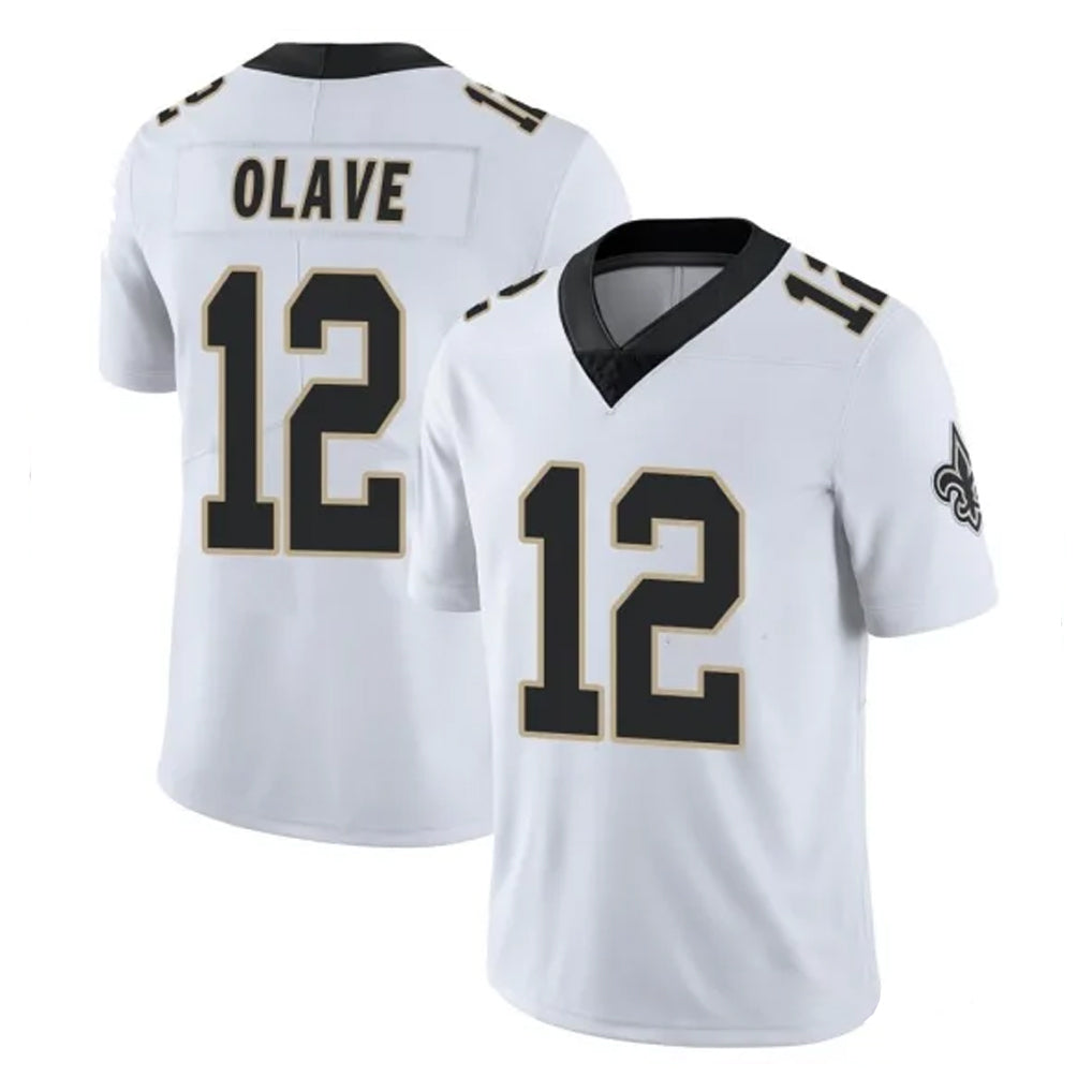 Choea NO.Saints #12 Chris Olave Player White Limited Vapor Untouchable Home Game Stitched Jerseys