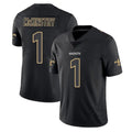 Choea NO.Saints #1 Kool-Aid McKinstry Player Black Impact Limited Home Game Stitched Jerseys