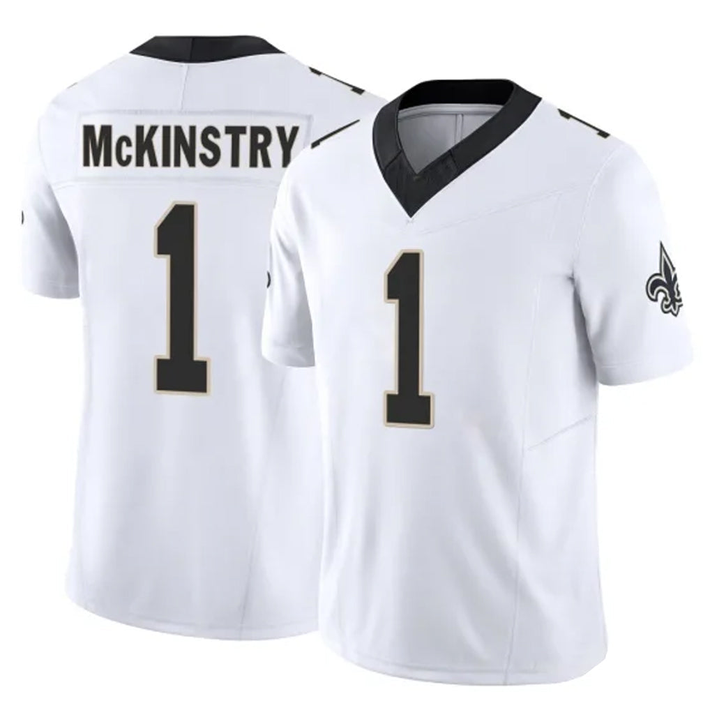 Choea NO.Saints #1 Kool-Aid McKinstry Player White Limited Vapor F.U.S.E. Home Game Stitched Jerseys