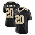 Choea NO.Saints #20 Pete Werner Player Black Limited Vapor Untouchable Home Game Stitched Jerseys