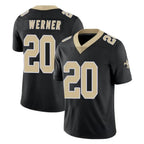 Choea NO.Saints #20 Pete Werner Player Black Limited Vapor Untouchable Home Game Stitched Jerseys