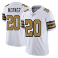 Choea NO.Saints #20 Pete Werner Player White Limited Color Rush Home Game Stitched Jerseys