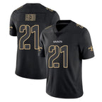 Choea NO.Saints #21 Justin Reid Player Black Impact Limited Home Game Stitched Jerseys