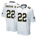 Choea NO.Saints #22 Martin Emerson Jr. Player White Home Game Stitched Jerseys