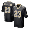 Choea NO.Saints #23 Julian Blackmon Player Black Home Game Stitched Jerseys