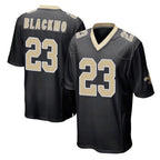 Choea NO.Saints #23 Julian Blackmon Player Black Home Game Stitched Jerseys