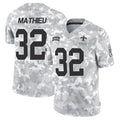 Choea NO.Saints #32 Tyrann Mathieu Player Arctic Camo Salute to Service Limited Stitched Jerseys