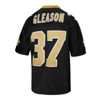 Choea NO.Saints #37 Steve Gleason Mitchell & Ness Black Legacy Replica Jersey