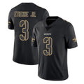 Choea NO.Saints #3 Travis Etienne Jr. Player Black Impact Limited Home Game Stitched Jerseys