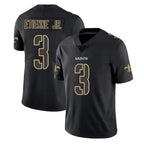 Choea NO.Saints #3 Travis Etienne Jr. Player Black Impact Limited Home Game Stitched Jerseys