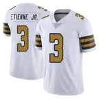Choea NO.Saints #3 Travis Etienne Jr. Player White Limited Color Rush Home Game Stitched Jerseys