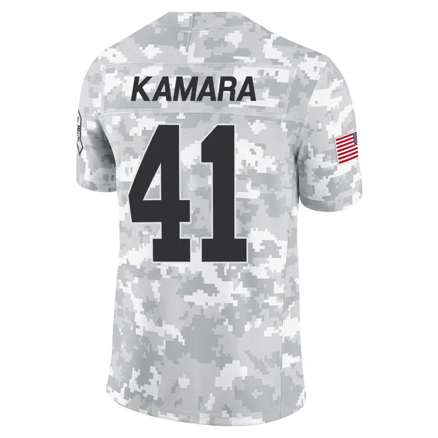 Choea NO.Saints #41 Alvin Kamara Player Arctic Camo Salute to Service Limited Stitched Jerseys