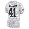 Choea NO.Saints #41 Alvin Kamara Player Arctic Camo Salute to Service Limited Stitched Jerseys