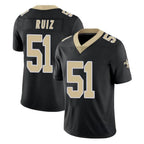 Choea NO.Saints #51 Cesar Ruiz Player Black Limited Vapor Untouchable Home Game Stitched Jerseys