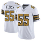 Choea NO.Saints #55 Kaden Elliss Player White Limited Color Rush Home Game Stitched Jerseys